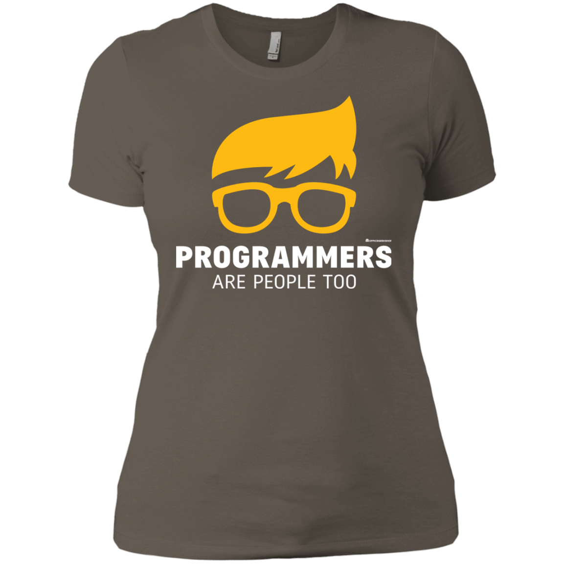 T-Shirts Warm Grey / X-Small Programmers Are People Too Women's Premium T-Shirt