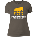 T-Shirts Warm Grey / X-Small Programmers Are People Too Women's Premium T-Shirt