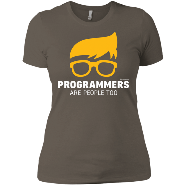T-Shirts Warm Grey / X-Small Programmers Are People Too Women's Premium T-Shirt