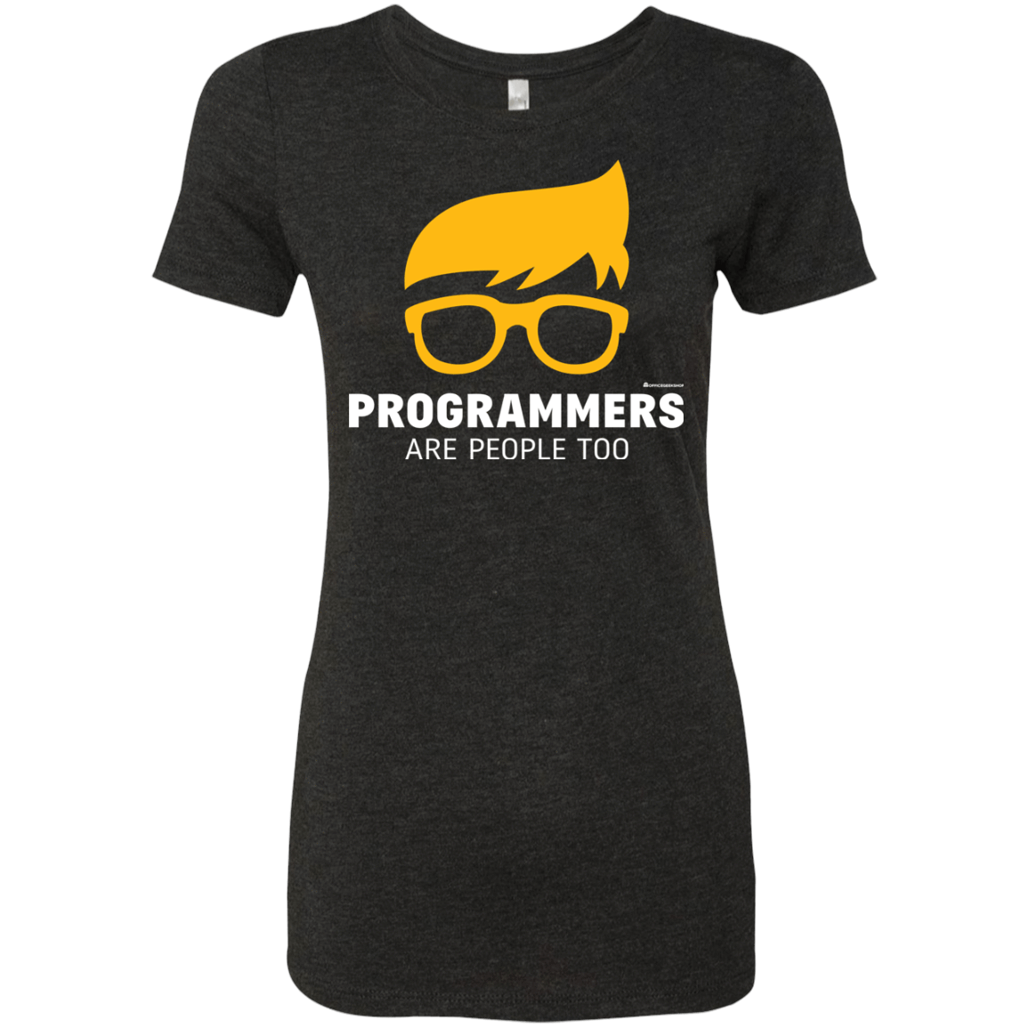 T-Shirts Vintage Black / Small Programmers Are People Too Women's Triblend T-Shirt