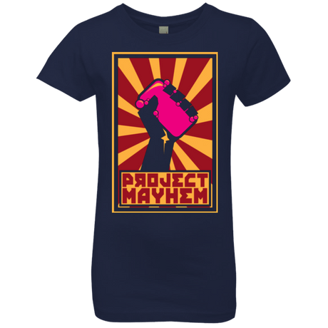 T-Shirts Midnight Navy / YXS Project Mayhem Girls Premium T-Shirt