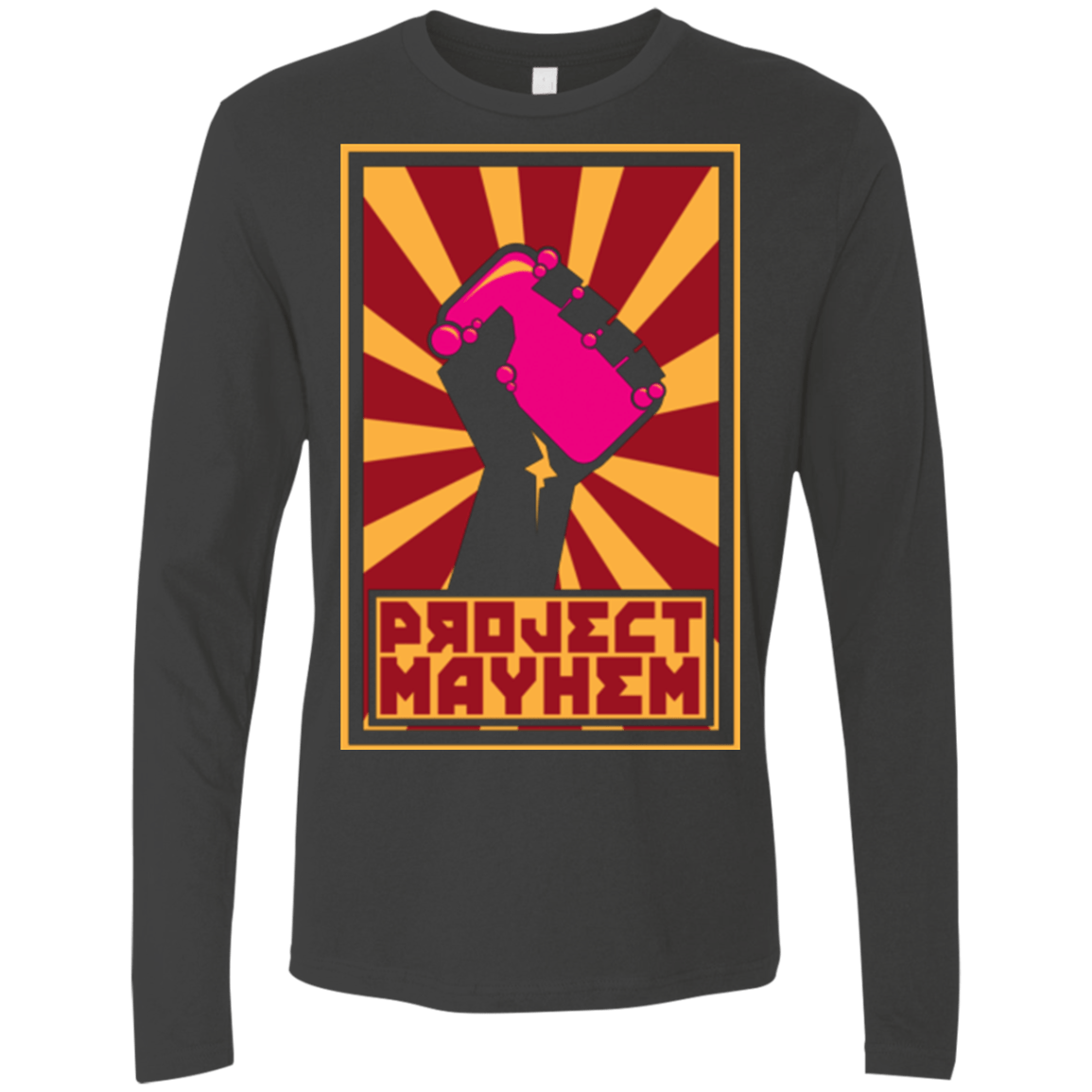 T-Shirts Heavy Metal / Small Project Mayhem Men's Premium Long Sleeve