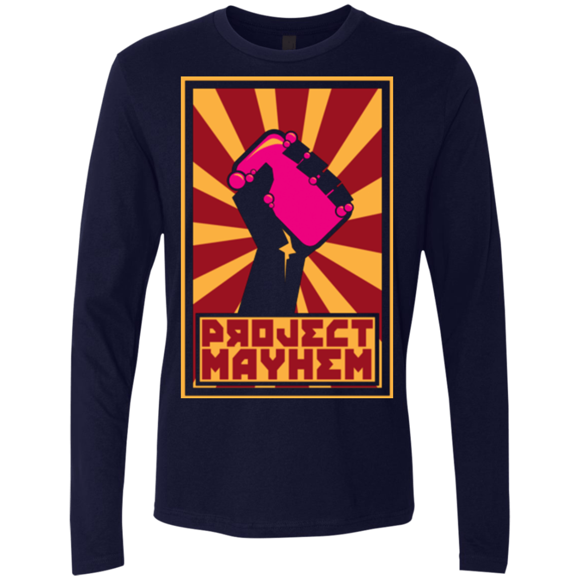 T-Shirts Midnight Navy / Small Project Mayhem Men's Premium Long Sleeve