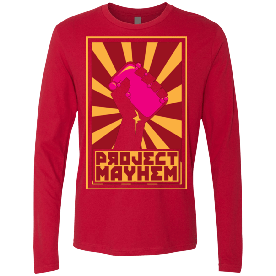 T-Shirts Red / Small Project Mayhem Men's Premium Long Sleeve