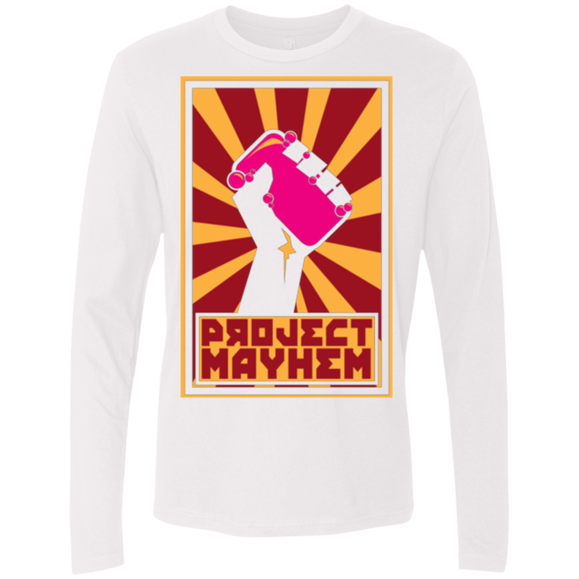 T-Shirts White / Small Project Mayhem Men's Premium Long Sleeve
