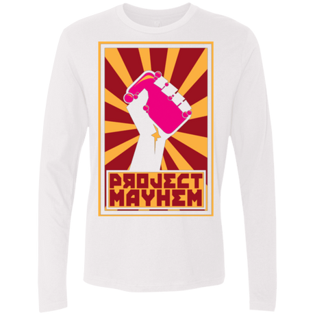 T-Shirts White / Small Project Mayhem Men's Premium Long Sleeve