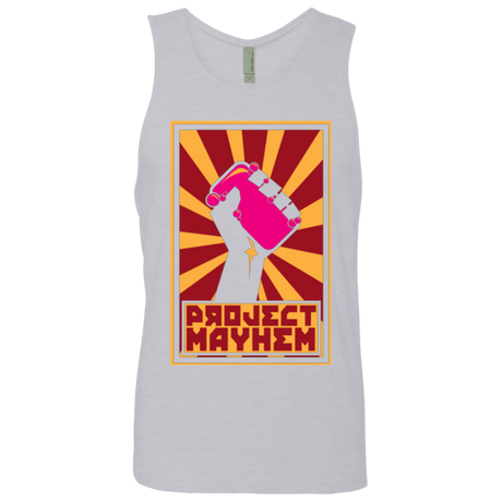 T-Shirts Heather Grey / Small Project Mayhem Men's Premium Tank Top