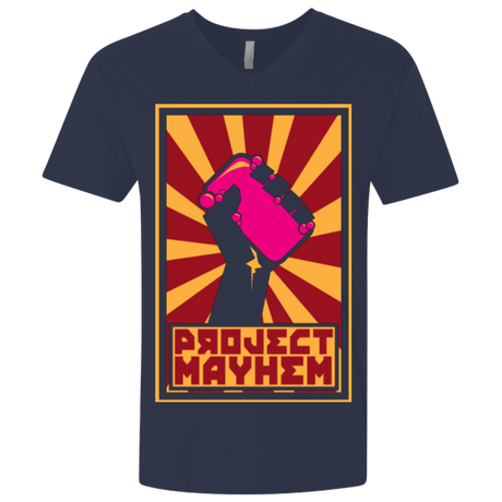 T-Shirts Midnight Navy / X-Small Project Mayhem Men's Premium V-Neck