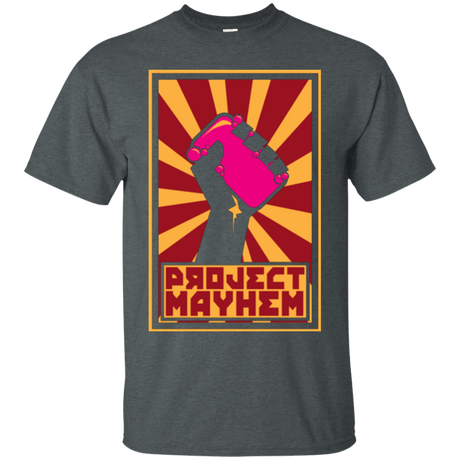 T-Shirts Dark Heather / Small Project Mayhem T-Shirt