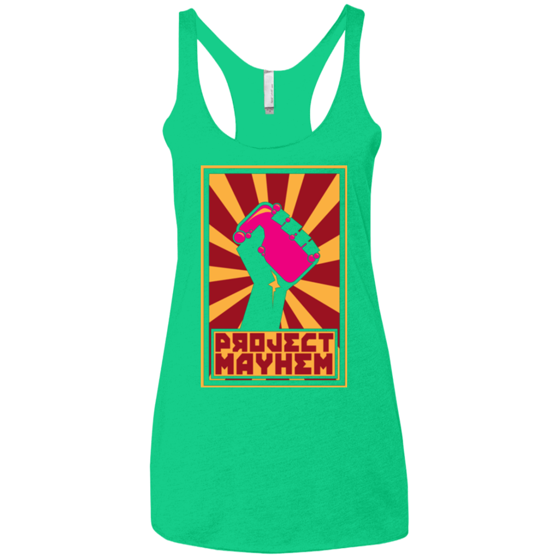 T-Shirts Envy / X-Small Project Mayhem Women's Triblend Racerback Tank