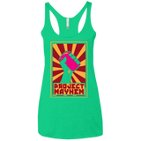 T-Shirts Envy / X-Small Project Mayhem Women's Triblend Racerback Tank