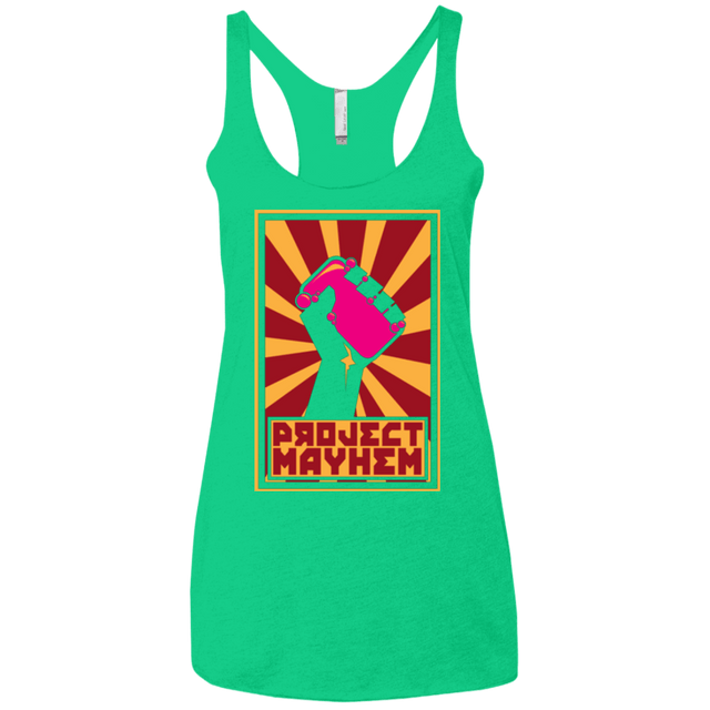 T-Shirts Envy / X-Small Project Mayhem Women's Triblend Racerback Tank