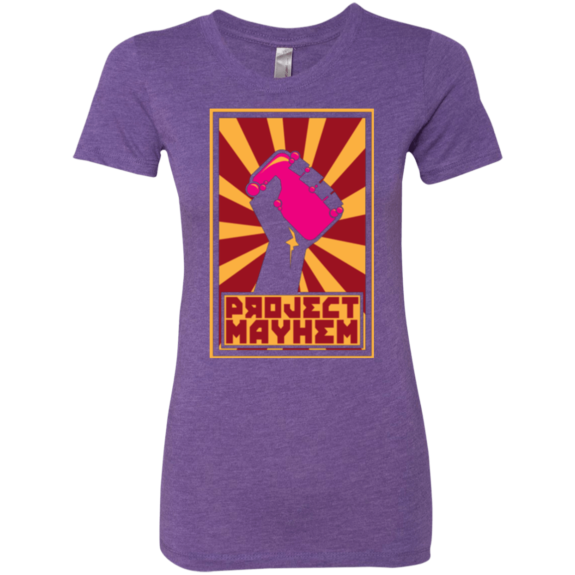 T-Shirts Purple Rush / Small Project Mayhem Women's Triblend T-Shirt