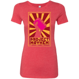 T-Shirts Vintage Red / Small Project Mayhem Women's Triblend T-Shirt