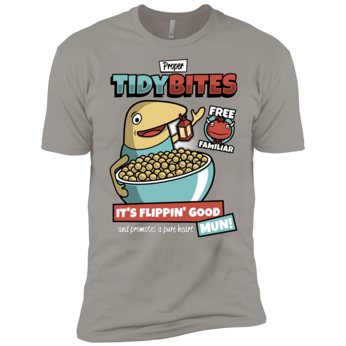 T-Shirts Light Grey / X-Small PROPER TIDY BITES Men's Premium T-Shirt