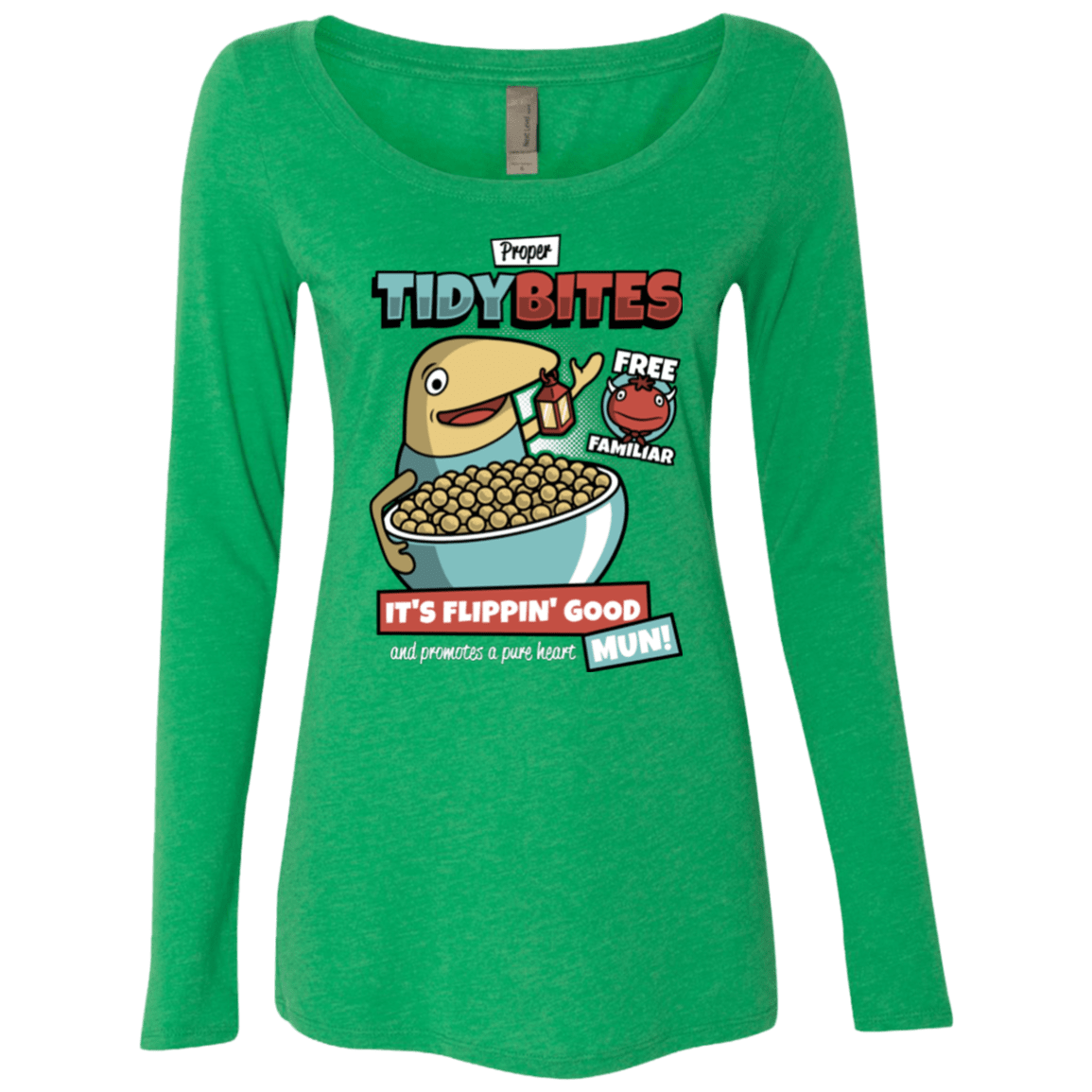 T-Shirts Envy / Small PROPER TIDY BITES Women's Triblend Long Sleeve Shirt