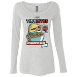 T-Shirts Heather White / Small PROPER TIDY BITES Women's Triblend Long Sleeve Shirt
