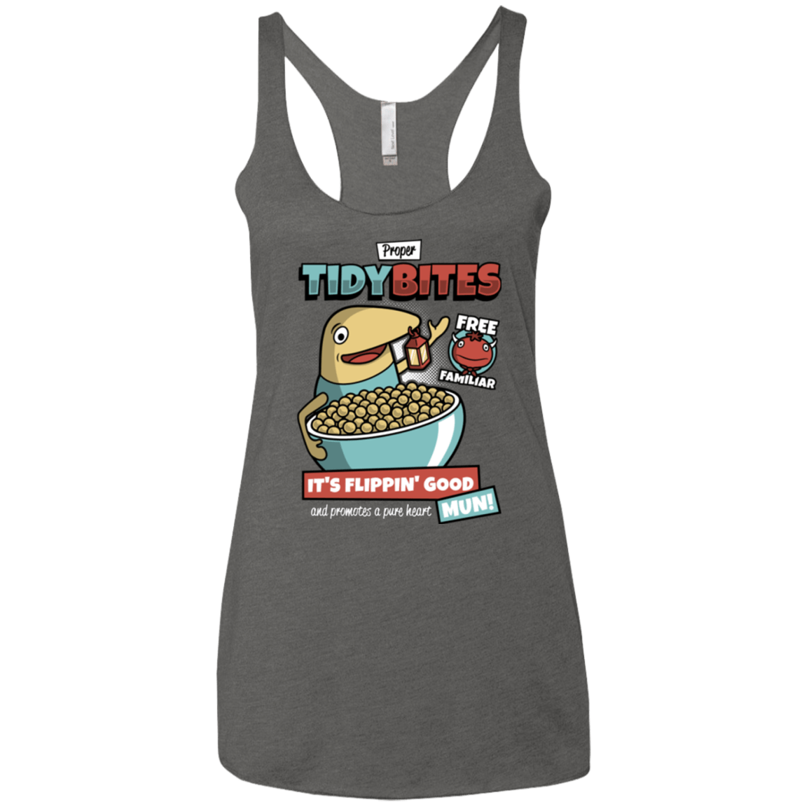 T-Shirts Premium Heather / X-Small PROPER TIDY BITES Women's Triblend Racerback Tank