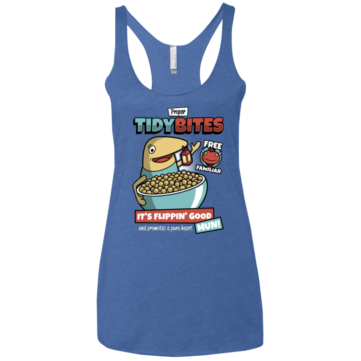 T-Shirts Vintage Royal / X-Small PROPER TIDY BITES Women's Triblend Racerback Tank