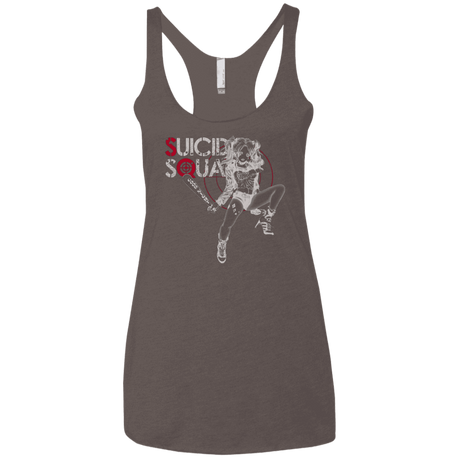T-Shirts Macchiato / X-Small Property of J Women's Triblend Racerback Tank