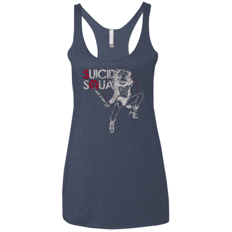 T-Shirts Vintage Navy / X-Small Property of J Women's Triblend Racerback Tank
