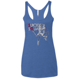 T-Shirts Vintage Royal / X-Small Property of J Women's Triblend Racerback Tank