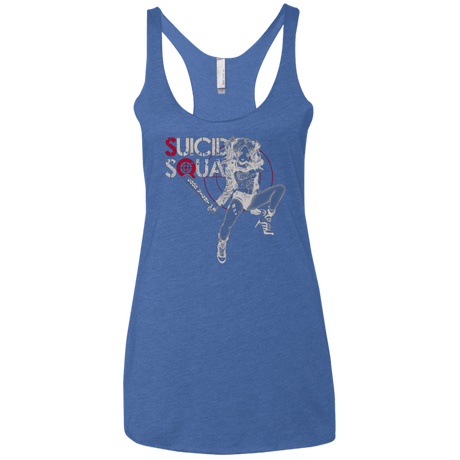 T-Shirts Vintage Royal / X-Small Property of J Women's Triblend Racerback Tank