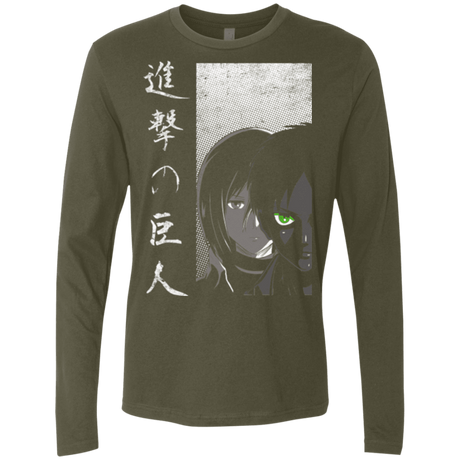 T-Shirts Military Green / Small Protect the Wall Men's Premium Long Sleeve