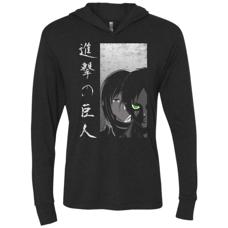 T-Shirts Vintage Black / X-Small Protect the Wall Triblend Long Sleeve Hoodie Tee