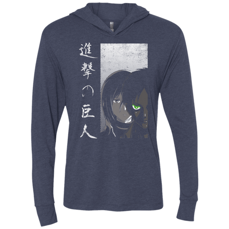 T-Shirts Vintage Navy / X-Small Protect the Wall Triblend Long Sleeve Hoodie Tee