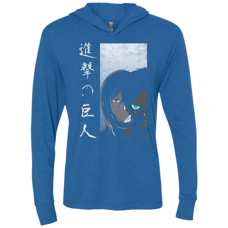 T-Shirts Vintage Royal / X-Small Protect the Wall Triblend Long Sleeve Hoodie Tee