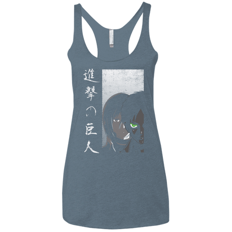 T-Shirts Indigo / X-Small Protect the Wall Women's Triblend Racerback Tank