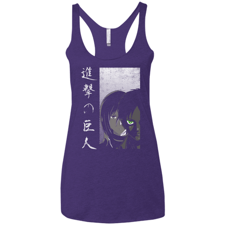 T-Shirts Purple / X-Small Protect the Wall Women's Triblend Racerback Tank