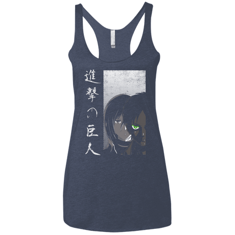 T-Shirts Vintage Navy / X-Small Protect the Wall Women's Triblend Racerback Tank