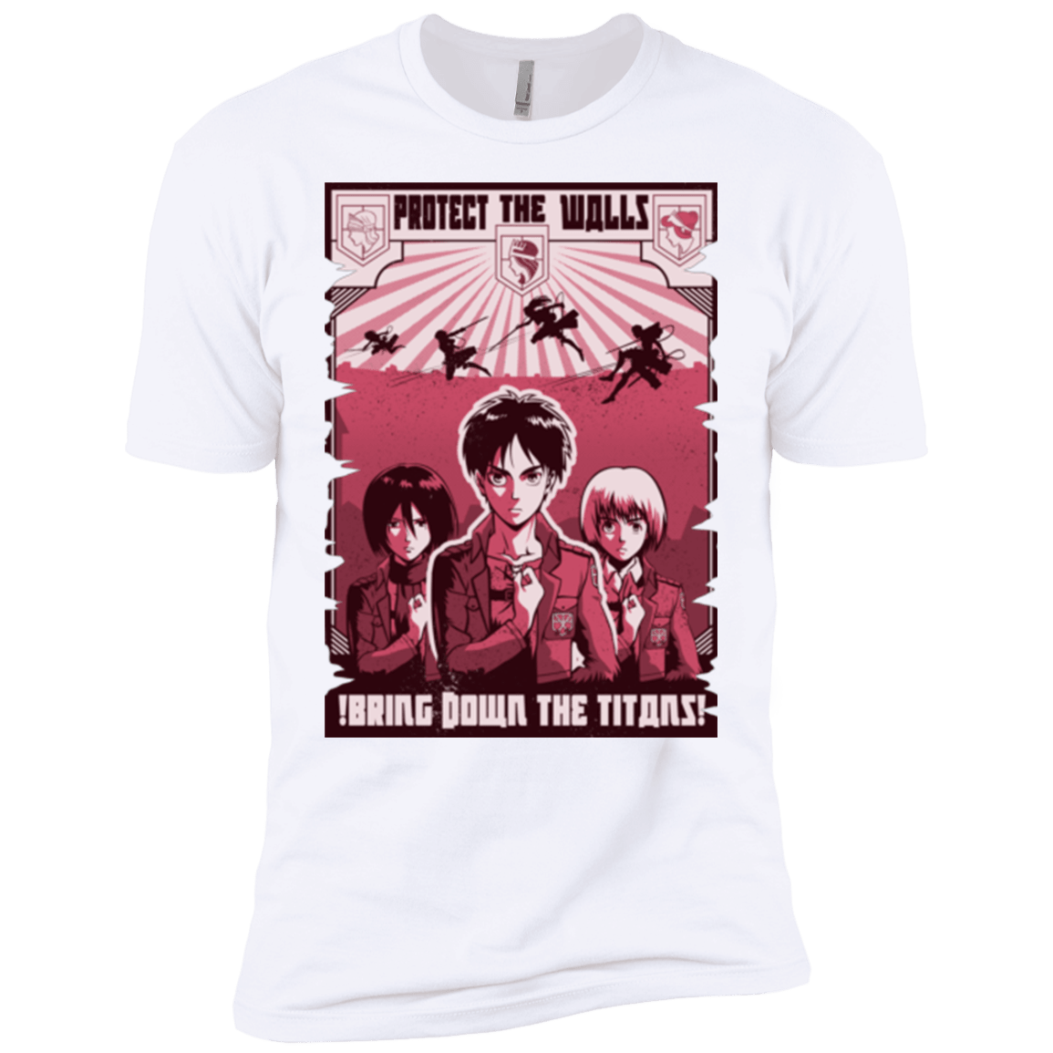 T-Shirts White / YXS Protect the Walls Boys Premium T-Shirt