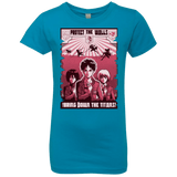 T-Shirts Turquoise / YXS Protect the Walls Girls Premium T-Shirt