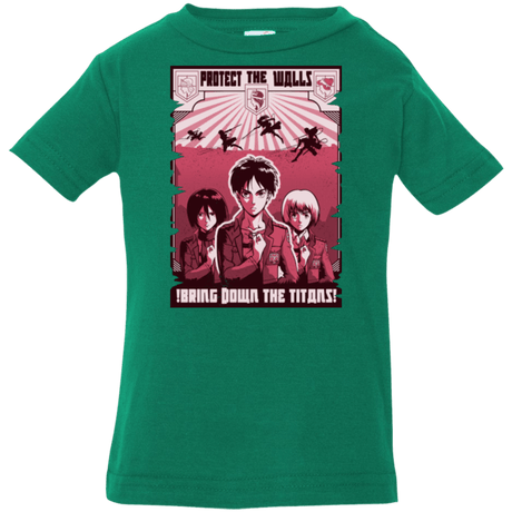 T-Shirts Kelly / 6 Months Protect the Walls Infant Premium T-Shirt