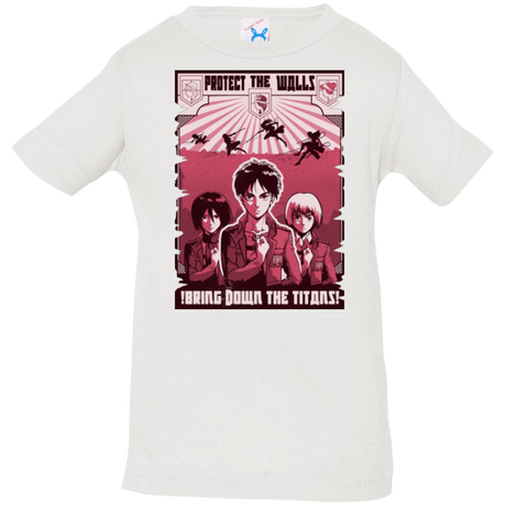 T-Shirts White / 6 Months Protect the Walls Infant Premium T-Shirt