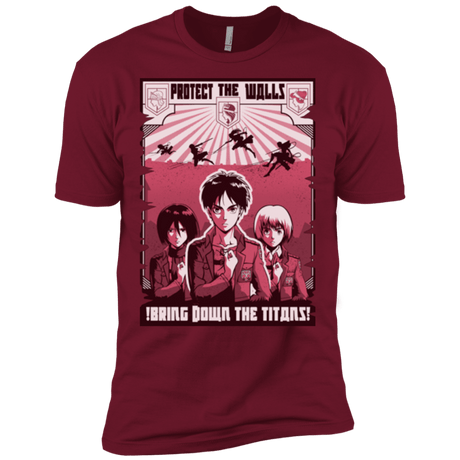 T-Shirts Cardinal / X-Small Protect the Walls Men's Premium T-Shirt