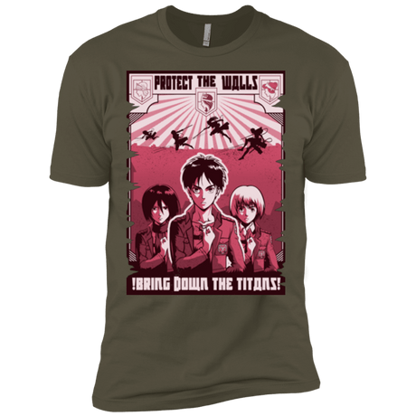 T-Shirts Military Green / X-Small Protect the Walls Men's Premium T-Shirt
