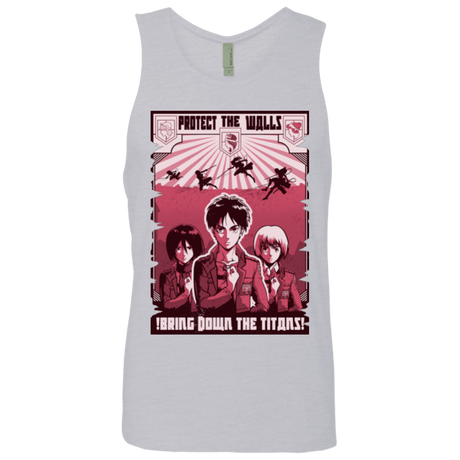 T-Shirts Heather Grey / Small Protect the Walls Men's Premium Tank Top