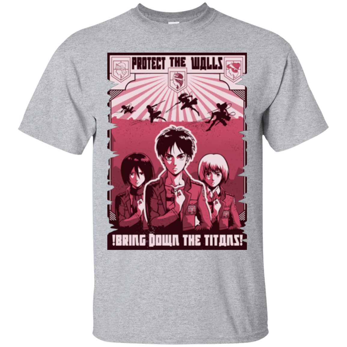 T-Shirts Sport Grey / Small Protect the Walls T-Shirt