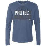 T-Shirts Indigo / Small Protect This House Men's Premium Long Sleeve