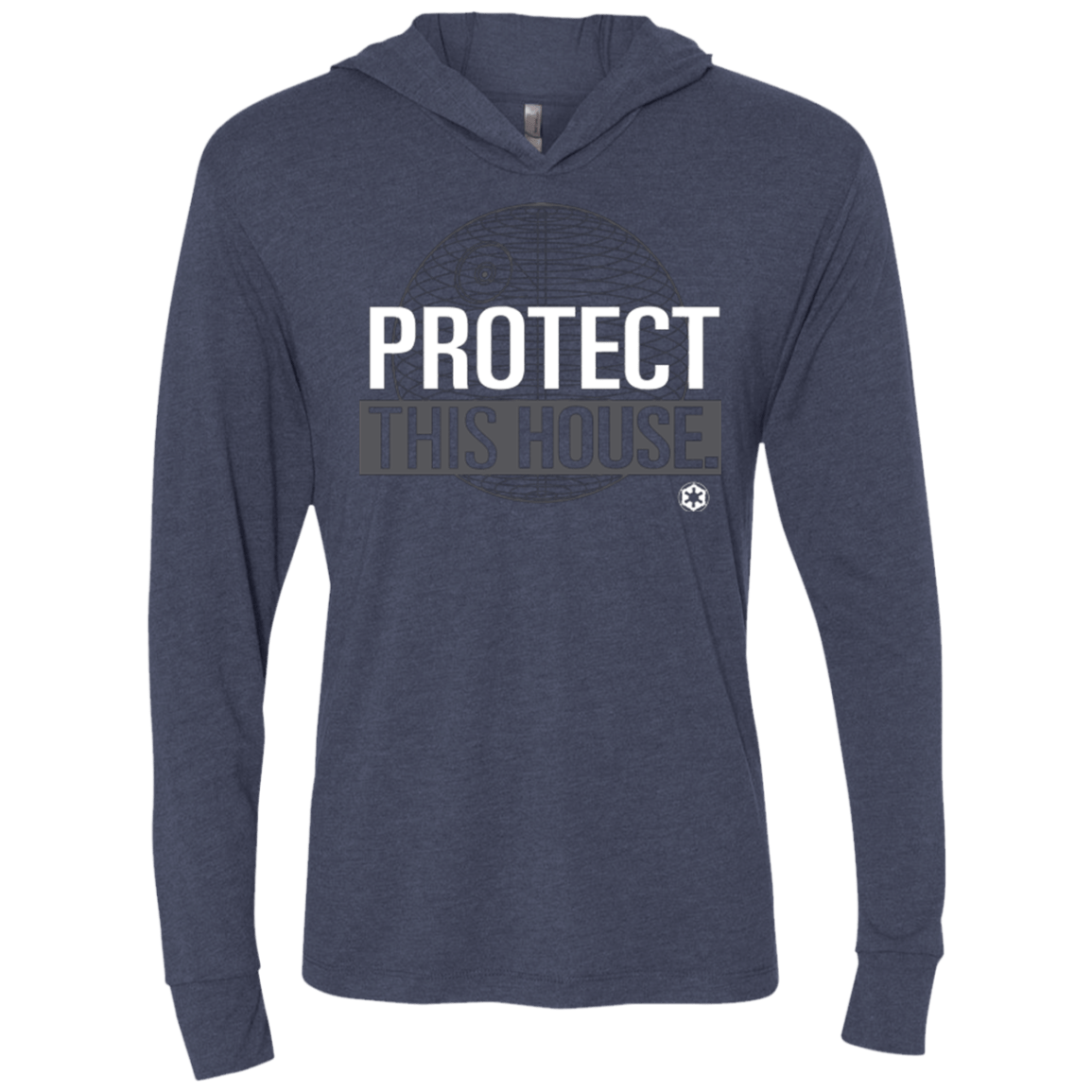 T-Shirts Vintage Navy / X-Small Protect This House Triblend Long Sleeve Hoodie Tee