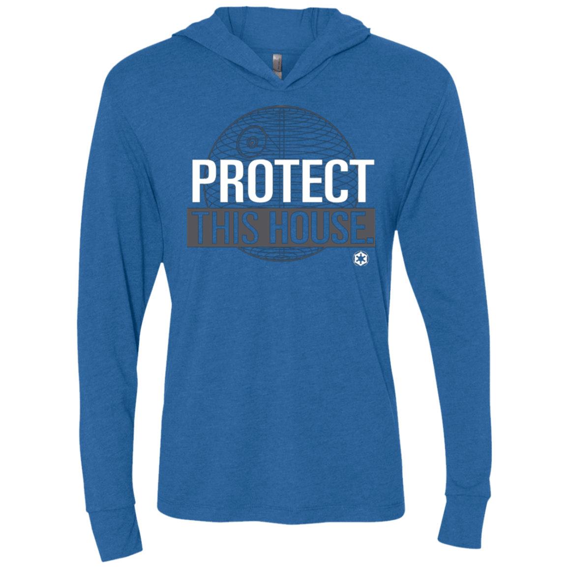T-Shirts Vintage Royal / X-Small Protect This House Triblend Long Sleeve Hoodie Tee