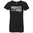 T-Shirts Black / YXS Protect This Order Girls Premium T-Shirt