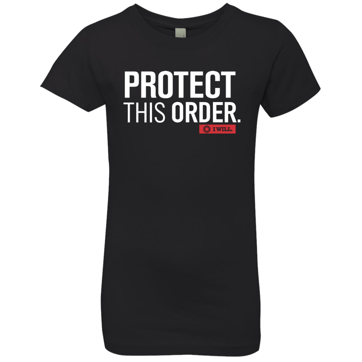 T-Shirts Black / YXS Protect This Order Girls Premium T-Shirt