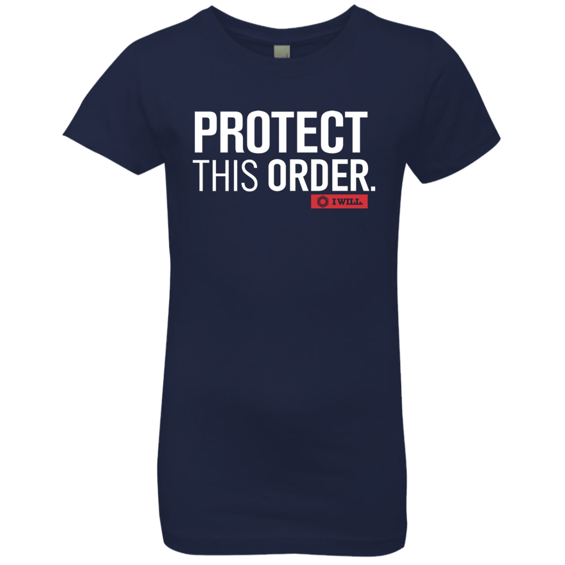 T-Shirts Midnight Navy / YXS Protect This Order Girls Premium T-Shirt