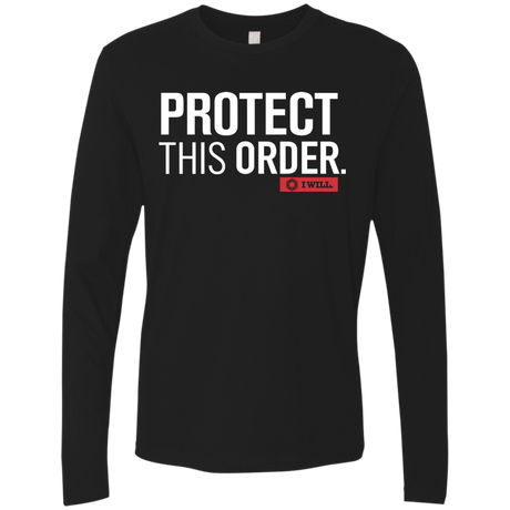 T-Shirts Black / Small Protect This Order Men's Premium Long Sleeve