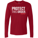 T-Shirts Cardinal / Small Protect This Order Men's Premium Long Sleeve
